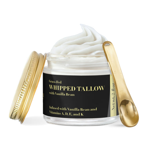 Grass-Fed Whipped Tallow Balm with Vanilla Bean